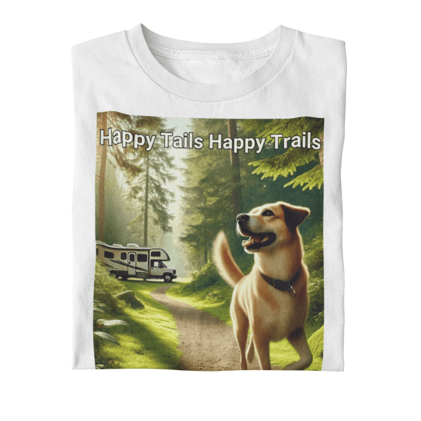 Happy Tails = Happy Trails - RV Nation Apparel