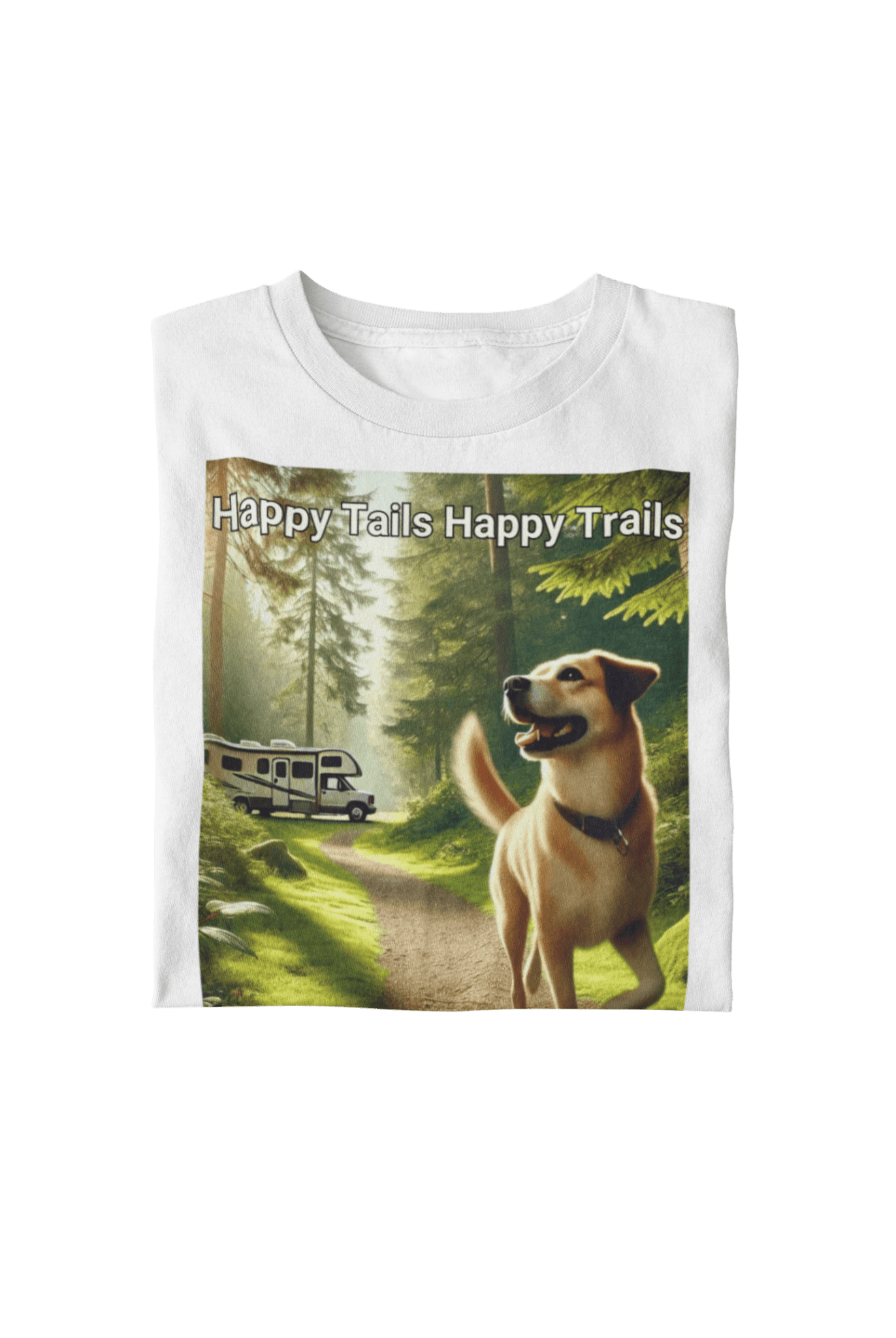 Happy Tails = Happy Trails - RV Nation Apparel