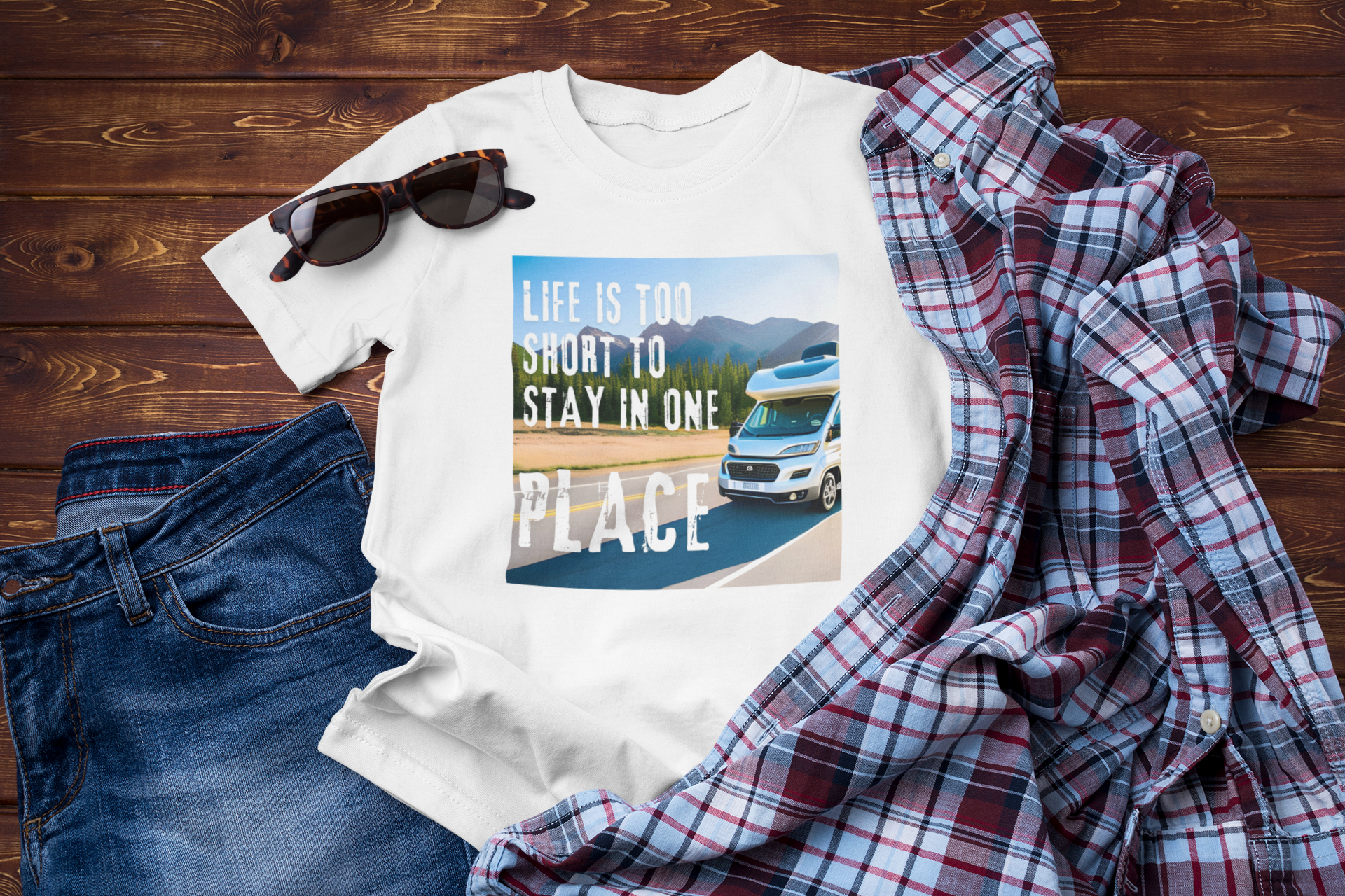 Life is Too Short to Stay in One Place - RV Nation Apparel