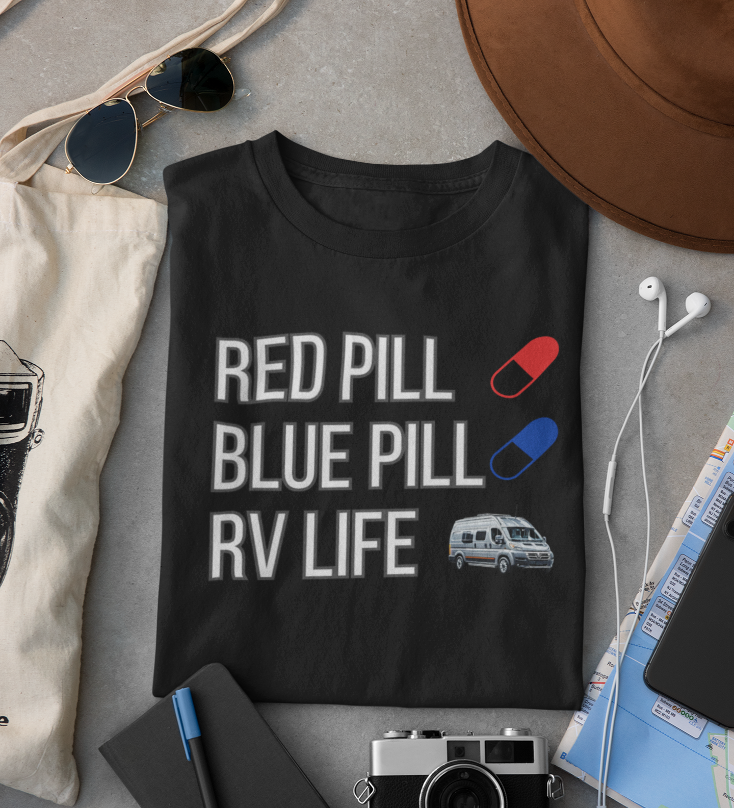 Red Pill Blue Pill - RV Nation Apparel