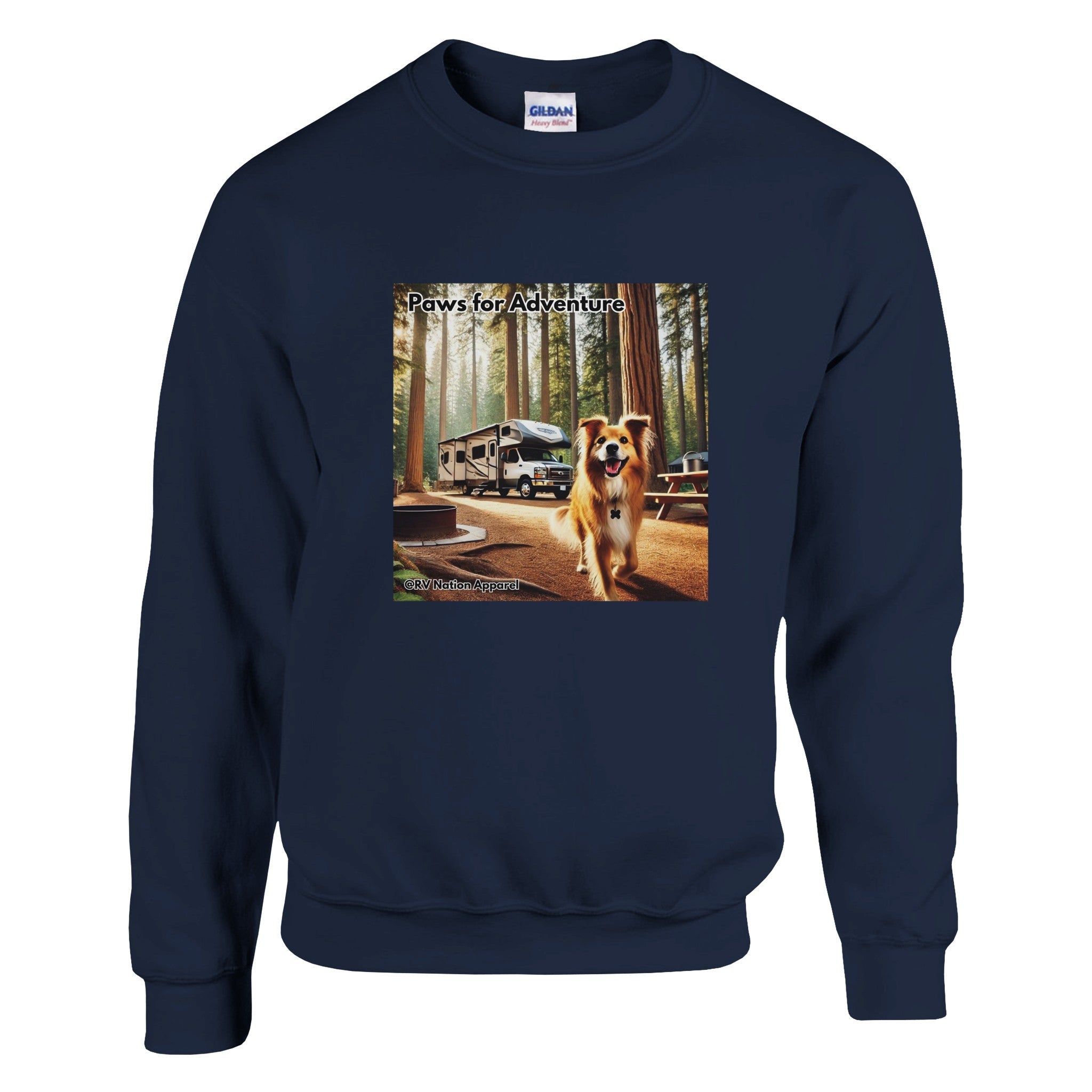 Classic Unisex Crewneck Sweatshirt | Gildan® 18000 - Sweatshirt - RV Nation Apparel