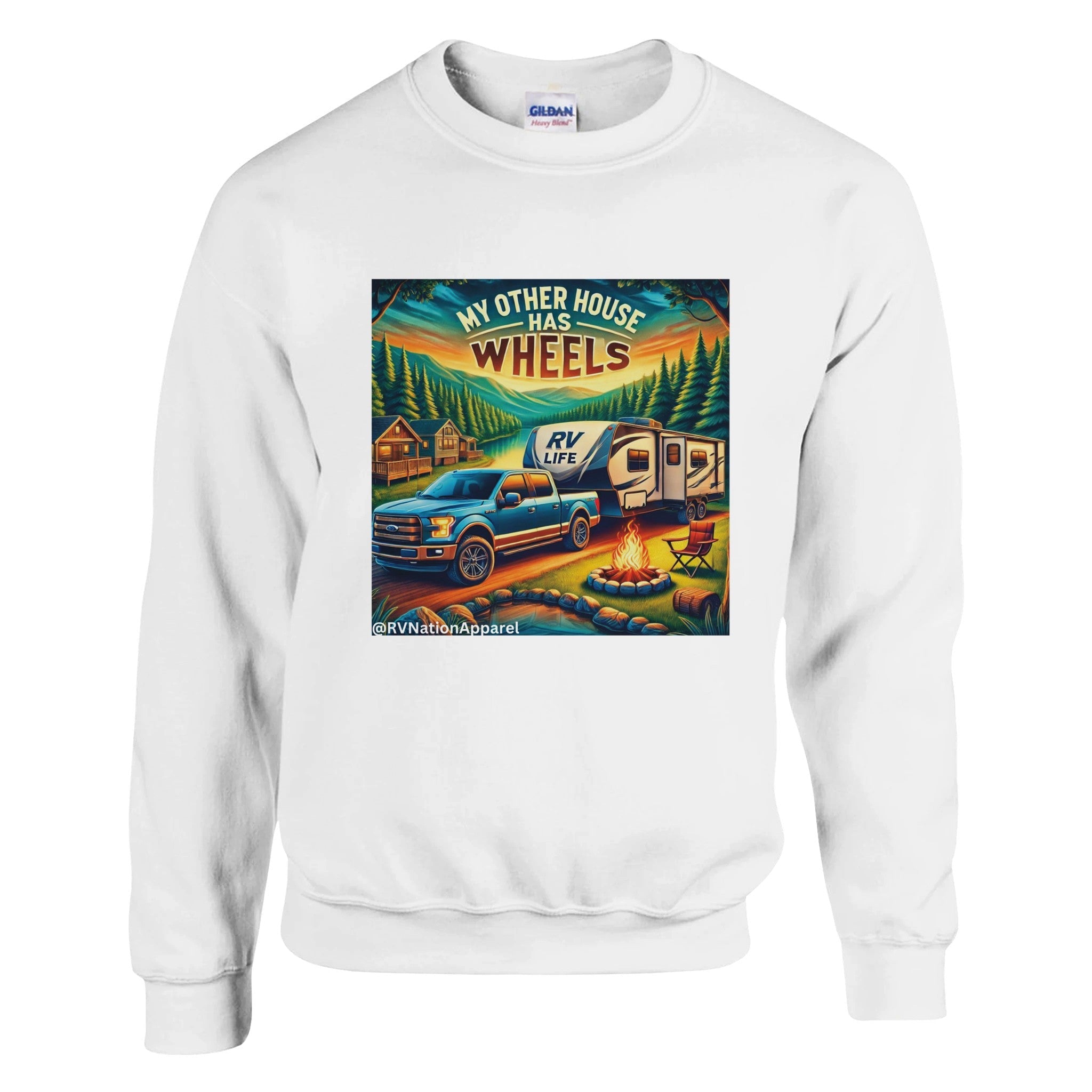 Classic Unisex Crewneck Sweatshirt | Gildan® 18000 - Sweatshirt - RV Nation Apparel