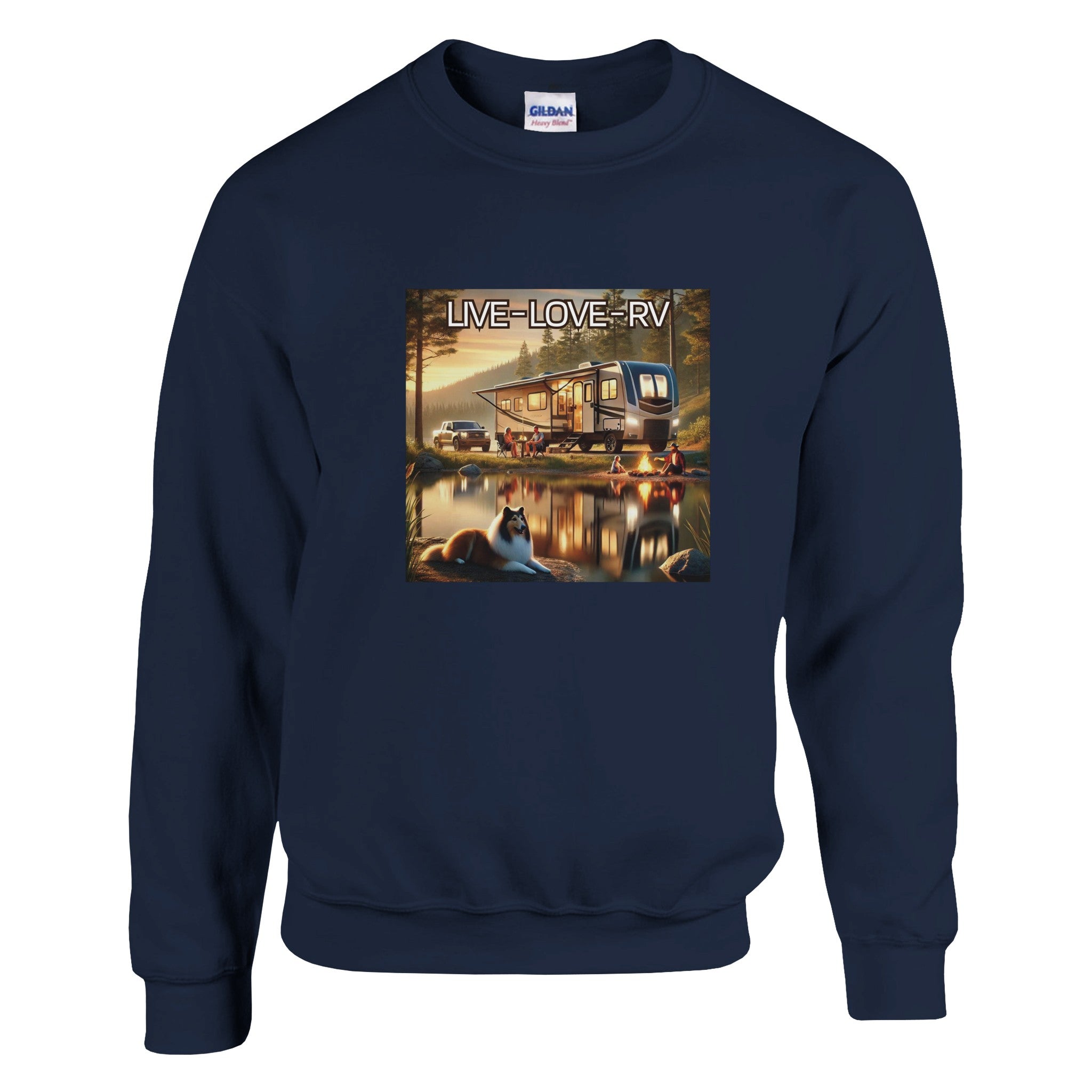 Classic Unisex Crewneck Sweatshirt | Gildan® 18000 - Sweatshirt - RV Nation Apparel