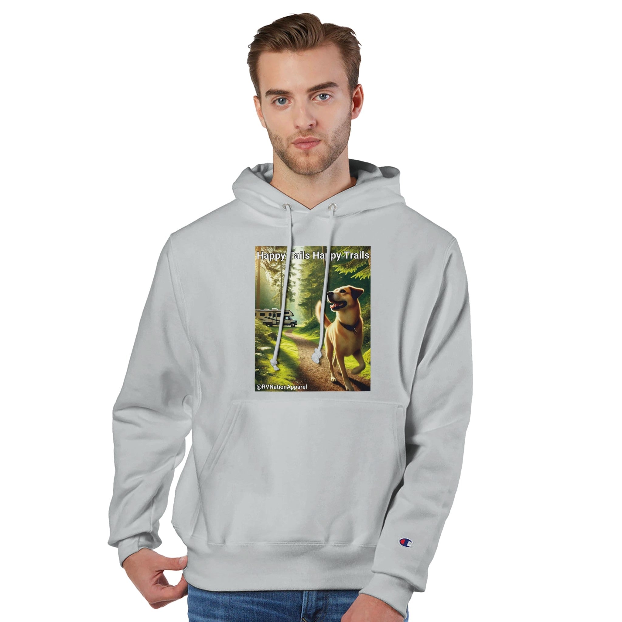 Recycled polyester Unisex Pullover Hoodie | Champion S1051 - Hoodie - RV Nation Apparel