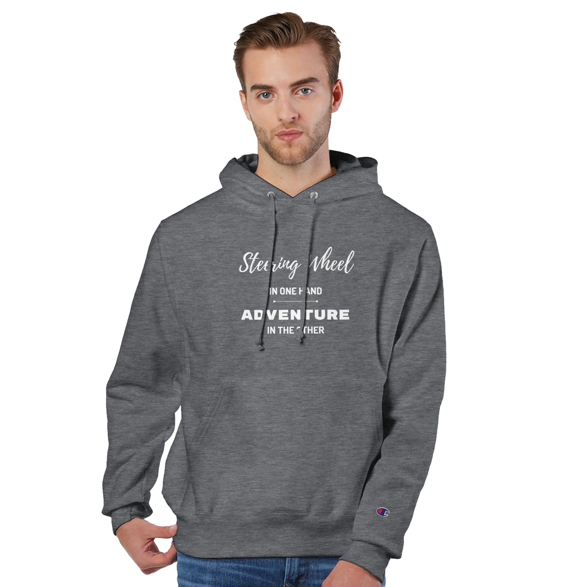 Recycled polyester Unisex Pullover Hoodie | Champion S1051 - Hoodie - RV Nation Apparel