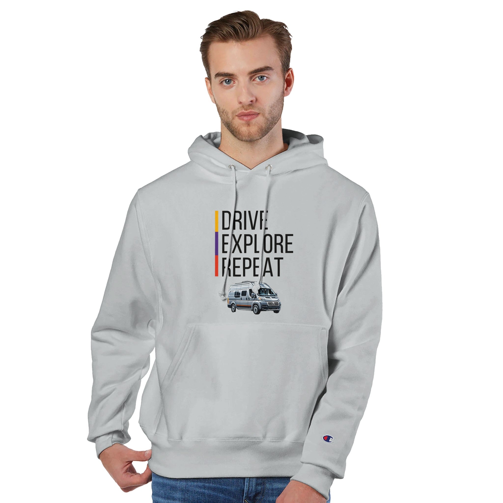 Recycled polyester Unisex Pullover Hoodie | Champion S1051 - Hoodie - RV Nation Apparel