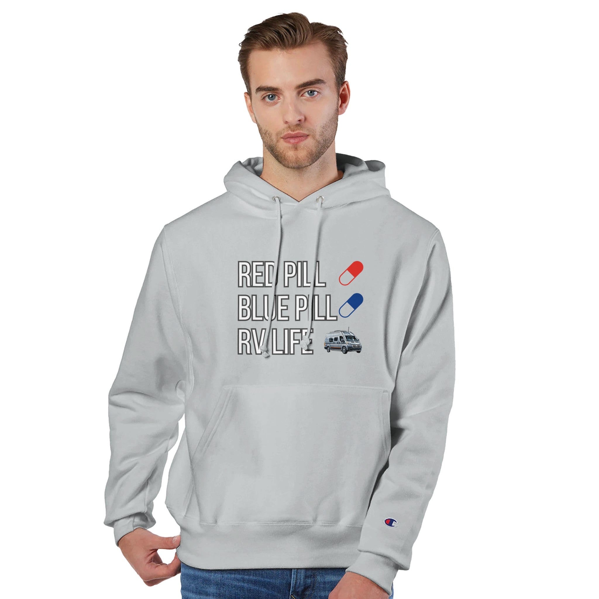 Recycled polyester Unisex Pullover Hoodie | Champion S1051 - Hoodie - RV Nation Apparel