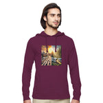 Unisex Eco Blend Long - Sleeve Pullover Hooded T-Shirt | Econscious EC1085 - Long Sleeved T-Shirt - RV Nation Apparel